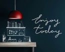 Quotes - Enjoy Today Motivational Quote Wall Stickers Vinyl Lettering